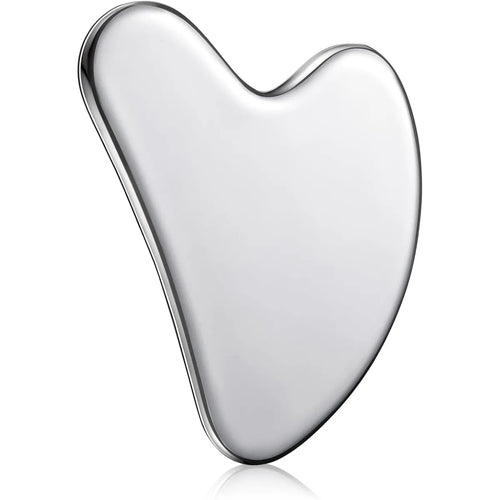 1 Pieza de Masajeador Raspador Gua Sha de Acero Inoxidable